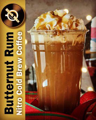 Try our New Butternut Rum Nitro Cold Brew today!