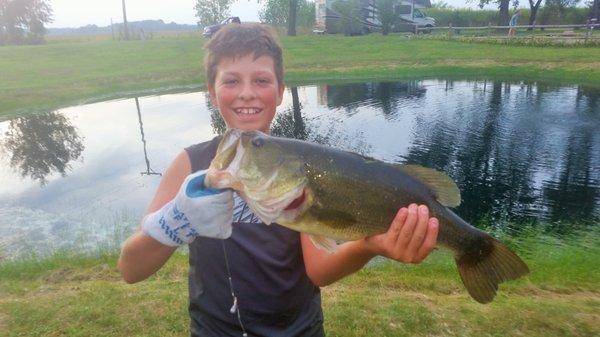 Catch and Release fishing in 2 small ponds.  You wont believe the size bass that come out of there!