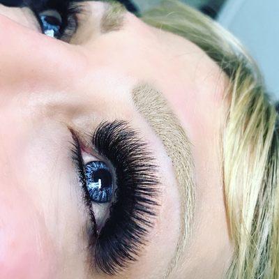 Customized Volume Eyelash Extensions.