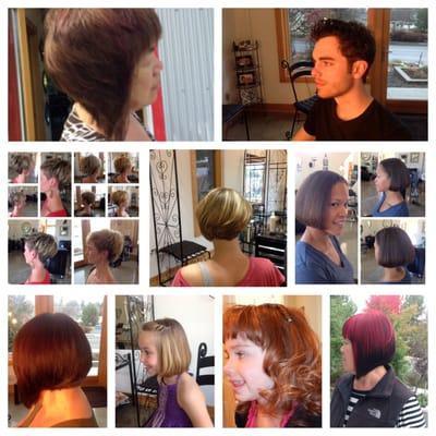 haircuts, colors and styles by Kristie