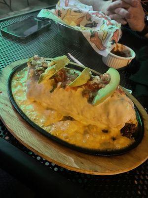 Fundido burrito