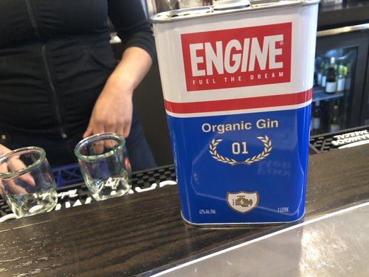 Engine gin... Very organic.