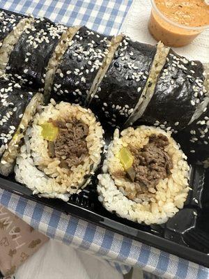 Kimbap from DoorDash Order