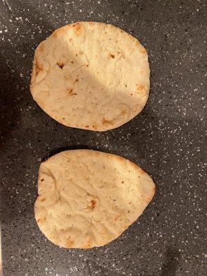 What two naan breads look like... (not their bread)