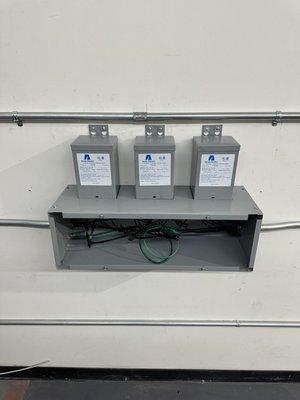 50 Amp Transformer in a Commercial Location