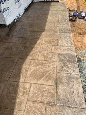 Stamp finish in Sherwood