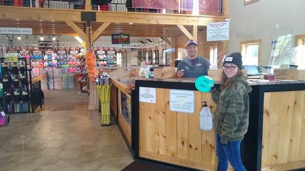 Our staff is ready to greet you and help you with all your disc golf needs.