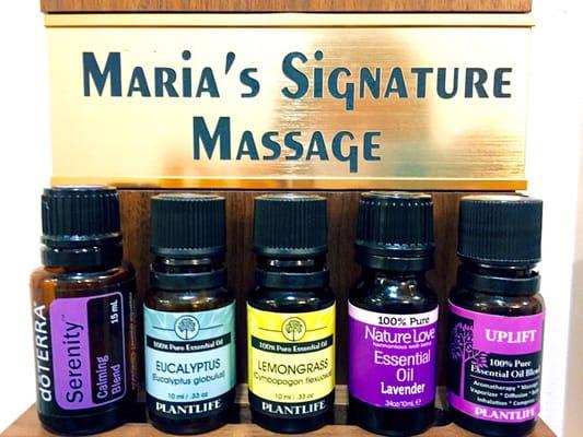 Aromatherapy massage for greater relaxation