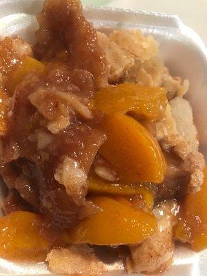 Peach cobbler