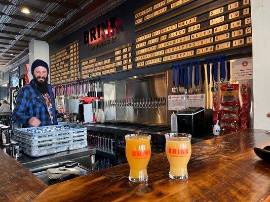 Bar area at Brink