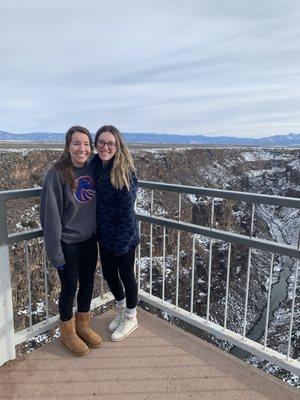 Some of our guests drove over to the Rio Grande Gorge Bridge in Taos!