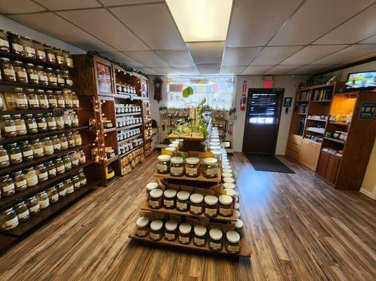 I absolutely loved the inside of the integrative herbalism store.