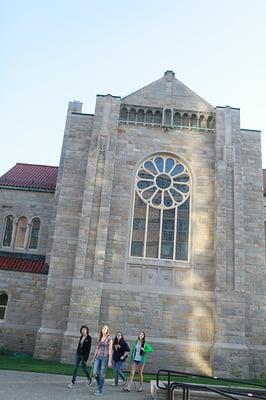 Christ the King Chapel, it is the focal point of campus life and centrally located on campus.