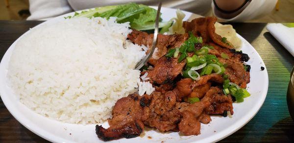 Com Thil Nuong grilled pork rice plate