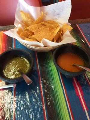 Chips and salsas