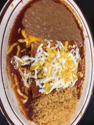 Cheese enchiladas