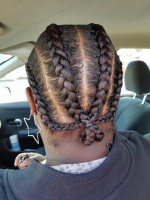 I love my Cornrows Lakeisha/Blu'keisha did for me. #bestbraiderinmemphis