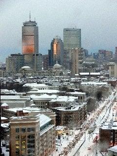 Boston Skyline (Prudential Tower and Hancock Tower from 24th floor)