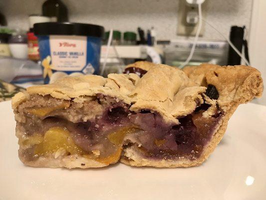 Blueberry Peach Pie