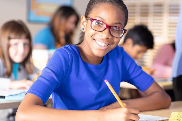 A Kumon student progresses through practice.