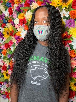 Our deep wave Hair is one of our top sellers !