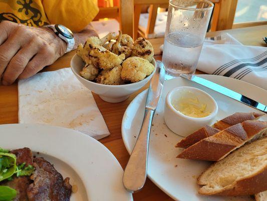 Grilled cauliflower