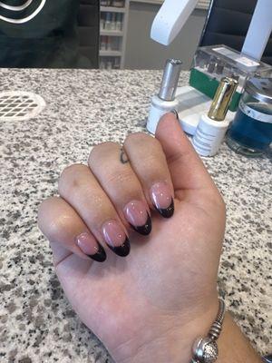 Black French Tip