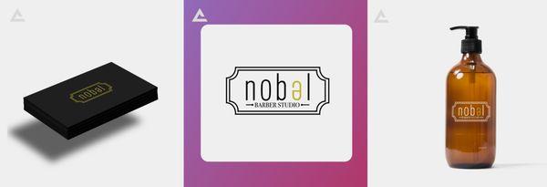 Client: Nobel BarberShop Created: Varies Logo designs and created the style for his brand.  We loved working with him!