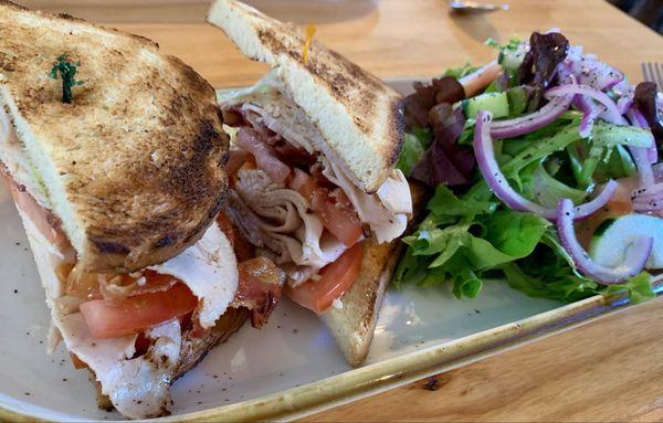 Tasty Turkey BLT in Millside Cafe in Lafayette Village.