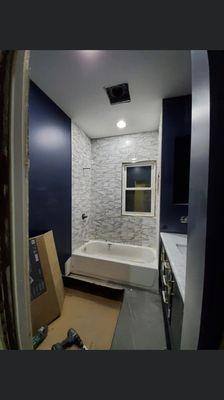 Remodeling bathroom