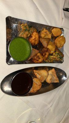 Samosa and Mixed Pakora