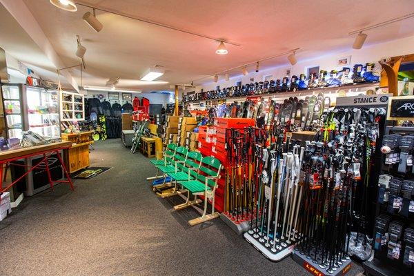 Just one of our massive ski walls.