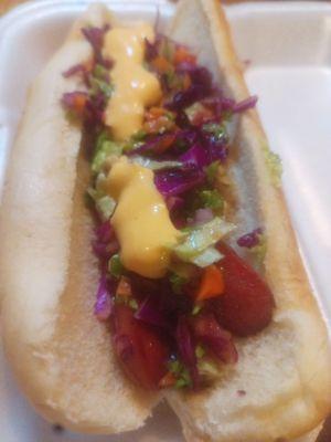 The Asian slaw dog