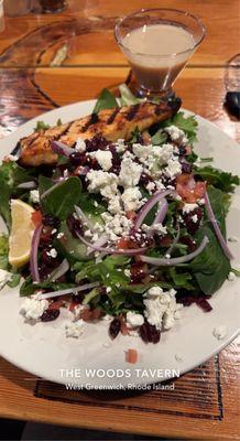 Salmon salad and espresso martini!