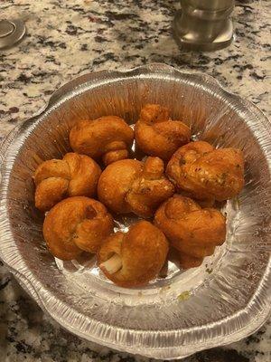 Supposed to be garlic knots