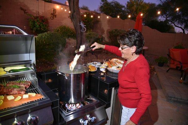 Crab Boil With KoKoMo Power Burner Side Burners