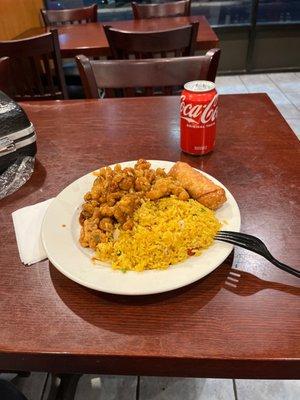 General Tso's Chicken combo