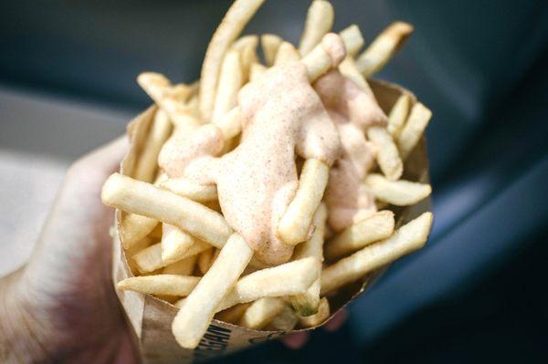 Fries w/ Chipotle Sauce (Self-Added).