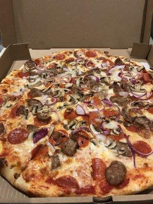 Pepperoni Sausage Mushroom Onion