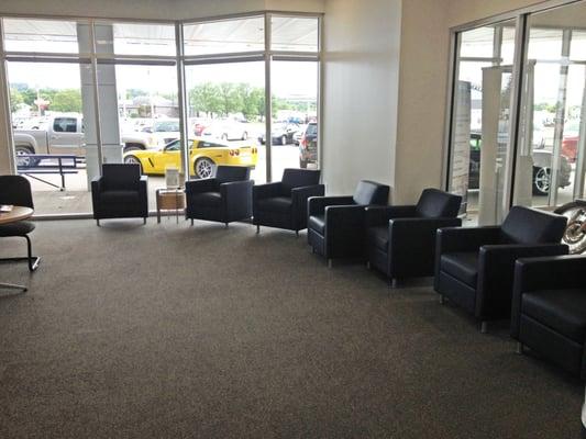 Customer Lounge - comfy chairs