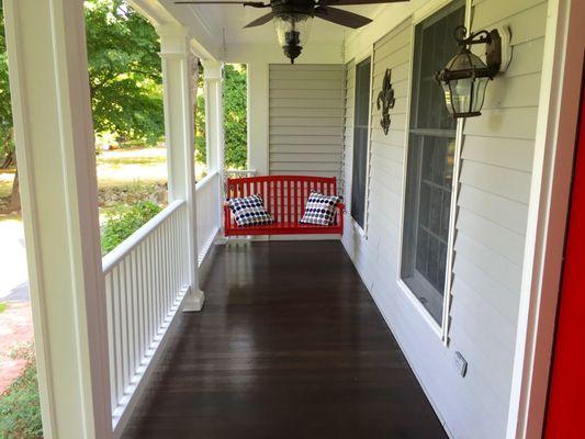 Ramsey NJ : Mahogany Front Porch