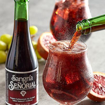 Pour on the fun with our non-alcoholic Sangría Señorial - bubbly, fruity, and refreshingly festive! #SangriaSenorial #FiestaReady