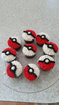 Poke' Mon cupcakes