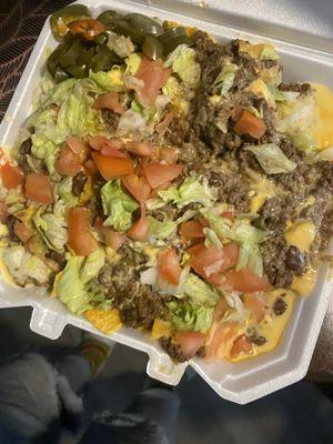 Fully loaded nachos