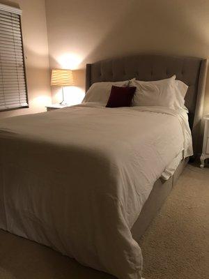 Perfectly cleaned comforter