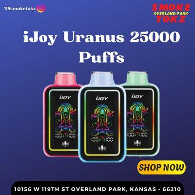 The iJoy Uranus 25000 Puffs is now in stock at Smoke Tokz!