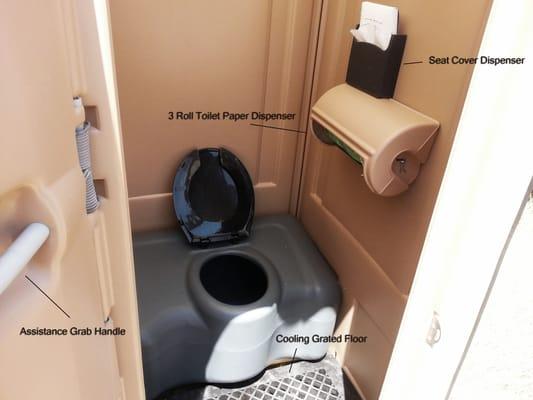 Portable Toilet/Porta Potty Interior