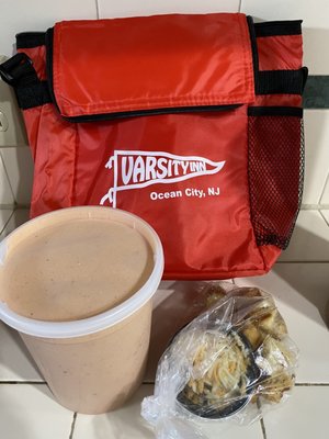 Tomato soup to go with a great bag