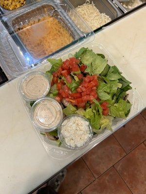 Salads , pitas