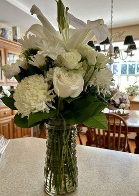 Arrangement delivered